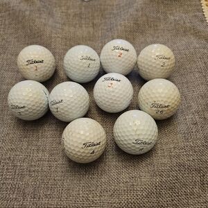 10 Used Titleist Mixed Models Used Golf Balls Great For Beginners